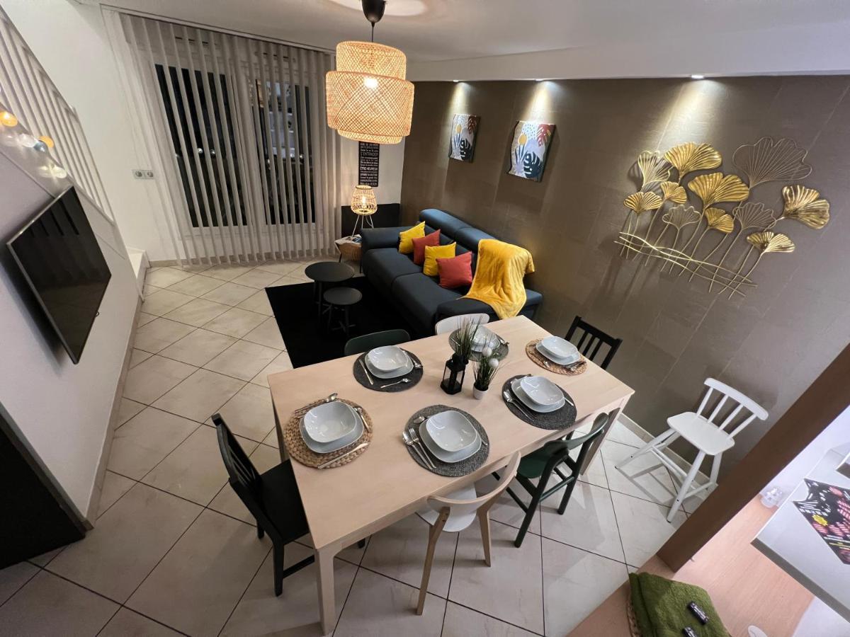 T3 Flat Moderne Sur 2 Etages Metro Parking Free Entrance Autonome Rouen Exterior foto