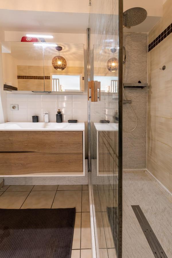 T3 Flat Moderne Sur 2 Etages Metro Parking Free Entrance Autonome Rouen Exterior foto
